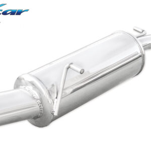 INOX CAR - POSTERIORE CON USCITA SINGOLA OVALE PEUGEOT 207 HDI 1.6 16V 110CV 2006