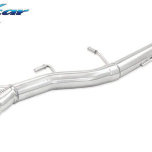 INOX CAR - POSTERIORE SENZA SILENZIATORE CON USCITA 2 X DIAM. 80 RACING PEUGEOT 308 (1° serie) 1.6 THP GTI (200CV) 2011-2013