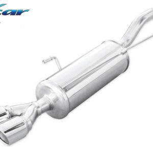 INOX CAR - POSTERIORE CON USCITA 2 X DIAM. 80 X-RACE PEUGEOT RCZ 1.6 THP (156CV) 2010