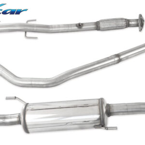 INOX CAR- TUBO CENTRALE DIRETTO + POSTERIORE OPEL ADAM S 1.4 T (150CV)