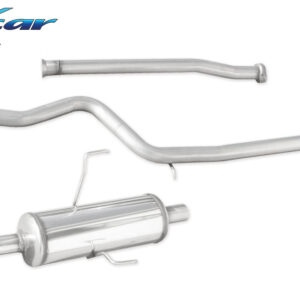 INOX CAR - TUBO SOSTITUZIONE CATALIZZATORE + TUBO CENTRALE DIRETTO + POSTERIORE PEUGEOT 106 RALLYE 1.3 1996