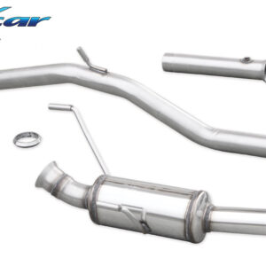 INOX CAR -  TUBO SOSTITUZIONE CATALIZZATORE + TUBO CENTRALE DIRETTO + POSTERIORE PEUGEOT 206 RC 2.0 16V (177CV) 2006