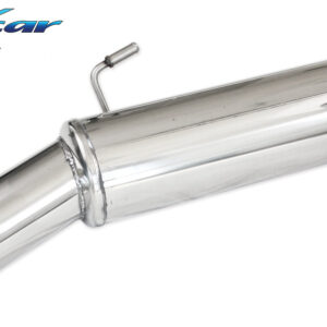 INOX CAR -  POSTERIORE CON USCITA SINGOLA DIAM.102 PEUGEOT 206 2.0 HDI (90CV) 2000-2005