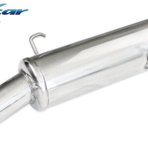 INOX CAR - POSTERIORE CON USCITA SINGOLA DIAM. 80 PEUGEOT 206 1.9 D 70CV 1998-2000