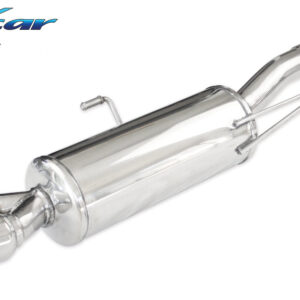 INOX CAR - POSTERIORE CON USCITA 2 X DIAM. 80 RACING PEUGEOT RCZ 1.6 THP (200CV) 2010