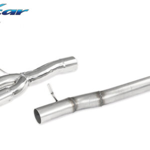 INOX CAR - POSTERIORE SENZA SILENZIATORE CON USCITA CENTRALE 2 X DIAM. 90 RACING MINI COOPER S F56 JCW GP 2.0T (306CV) 2020 / OPF 2020