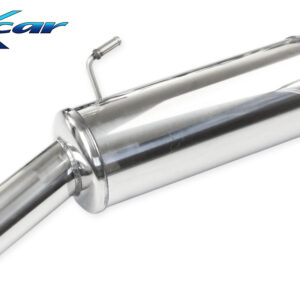 INOX CAR - POSTERIORE CON USCITA SINGOLA DIAM. 80 PEUGEOT 206 1.4 (75CV) 2001-2006