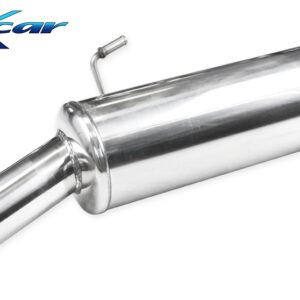 INOX CAR -  POSTERIORE CON USCITA SINGOLA DIAM. 80 PEUGEOT 206 CC 1.6 16V 109CV 2001