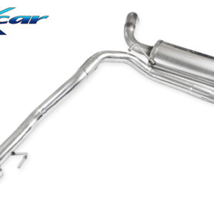 INOX CAR - POSTERIORE CON USCITA OVALE OBLIQUO OPEL ASTRA J 1.4 TURBO BERLINA (140CV) 2015