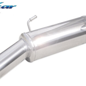 INOX CAR - POSTERIORE CON USCITA SINGOLA DIAM.102 PEUGEOT 206 1.4 16V / 1.4 16V XS (90CV) 2001-2006