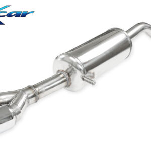 INOX CAR - POSTERIORE CON USCITA 2 X DIAM. 80 X-RACE OPEL CORSA F 1.2I T GS-LINE (131CV) 2020