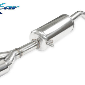 INOX CAR - POSTERIORE CON USCITA 2 X DIAM. 80 RACING OPEL CORSA F 1.2I T GS-LINE (131CV) 2020