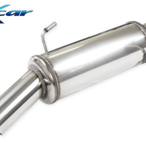 INOX CAR - POSTERIORE CON USCITA SINGOLA DIAM.90 RALLY PEUGEOT 206 1.4 16V / 1.4 16V XS (90CV) 2001-2006