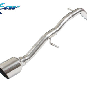 INOX CAR - POSTERIORE SENZA SILENZIATORE CON USCITA DIAM.90 RACING PEUGEOT 208 1.2 (110CV) 2016