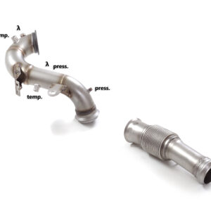 RAGAZZON - DOWNPIPE SKAT + ELIMINAZIONE FAP Mercedes Classe A (W177) AMG A45 S 4matic (310kW) e AMG CLA 45S 4matic (310kW)