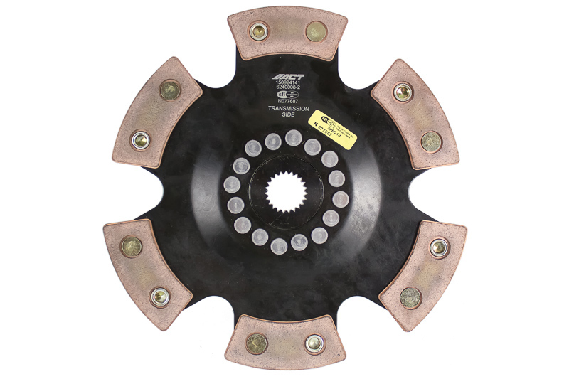 ACT CLUTCH - 6240008-2 - 6 Pad Rigid Race Disc