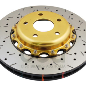 5000 series - Crossed Drilled & Slotted 2-Piece Gold Hat