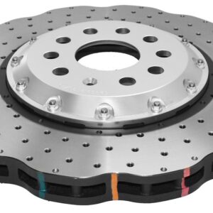 DBA - 5000 series - Crossed Drilled & Dimpled Silver Hat
