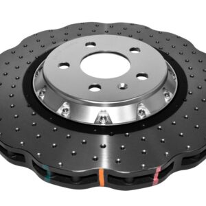 DBA - 5000 series - Crossed Drilled & Dimpled Silver Hat
