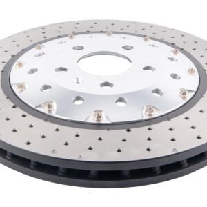 DBA - 5000 series - Crossed Drilled & Dimpled Silver Hat