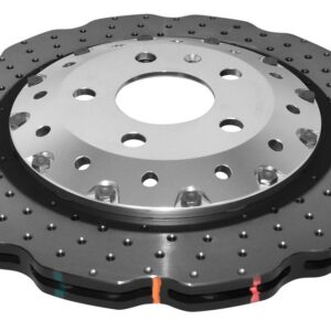 DBA - 5000 series - Crossed Drilled & Dimpled Silver Hat