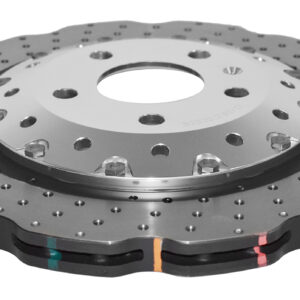 DBA - 5000 series - Crossed Drilled & Dimpled Silver Hat