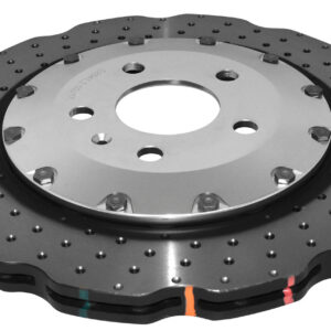 DBA - 5000 series - Crossed Drilled & Dimpled Silver Hat