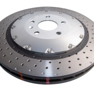 DBA - 5000 series - Crossed Drilled & Dimpled Silver Hat