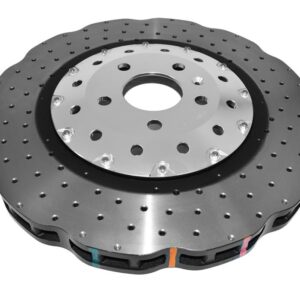 DBA - 5000 series - Crossed Drilled & Dimpled Silver Hat