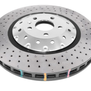 DBA - 5000 series - Crossed Drilled & Dimpled Silver Hat
