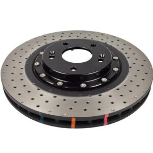 DBA - 5000 series - Crossed Drilled & Dimpled Black Hat