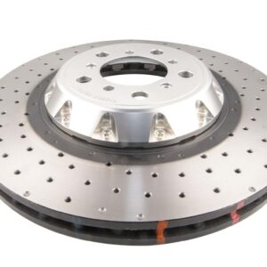 DBA - 5000 series - Crossed Drilled & Dimpled Silver Hat