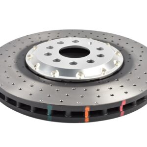 DBA - 5000 series - Crossed Drilled & Dimpled Silver Hat