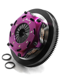 Xtreme Performance - 184mm Rigid Ceramic Twin Plate Clutch Kit Incl Flywheel 1220Nm