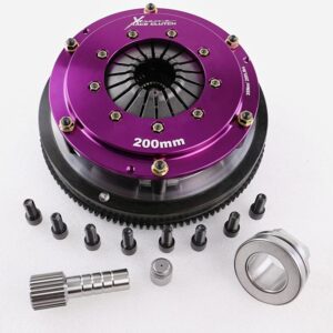 Xtreme Performance - 200mm Rigid Ceramic Twin Plate Clutch Kit Incl Flywheel 1200Nm