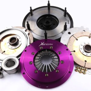 Xtreme Performance - 200mm Rigid Ceramic Twin Plate Clutch Kit Incl Flywheel 1200Nm