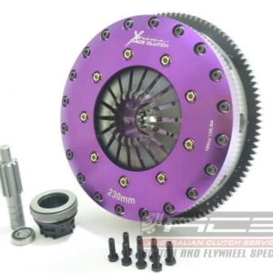 Xtreme Performance - 230mm Rigid Ceramic Twin Plate Clutch Kit Incl Flywheel 1800Nm