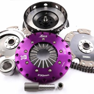 Xtreme Performance - 230mm Rigid Ceramic Twin Plate Clutch Kit Incl Flywheel 1800Nm