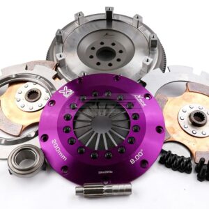 Xtreme Performance - 200mm Rigid Ceramic Twin Plate Clutch Kit Incl Flywheel 1200Nm