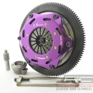 Xtreme Performance - 184mm Sprung Ceramic Twin Plate Clutch Kit Incl Flywheel 1220Nm