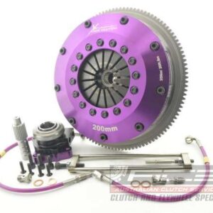Xtreme Performance - 200mm Sprung Ceramic Twin Plate Clutch Kit Incl Flywheel & CSC 1200Nm