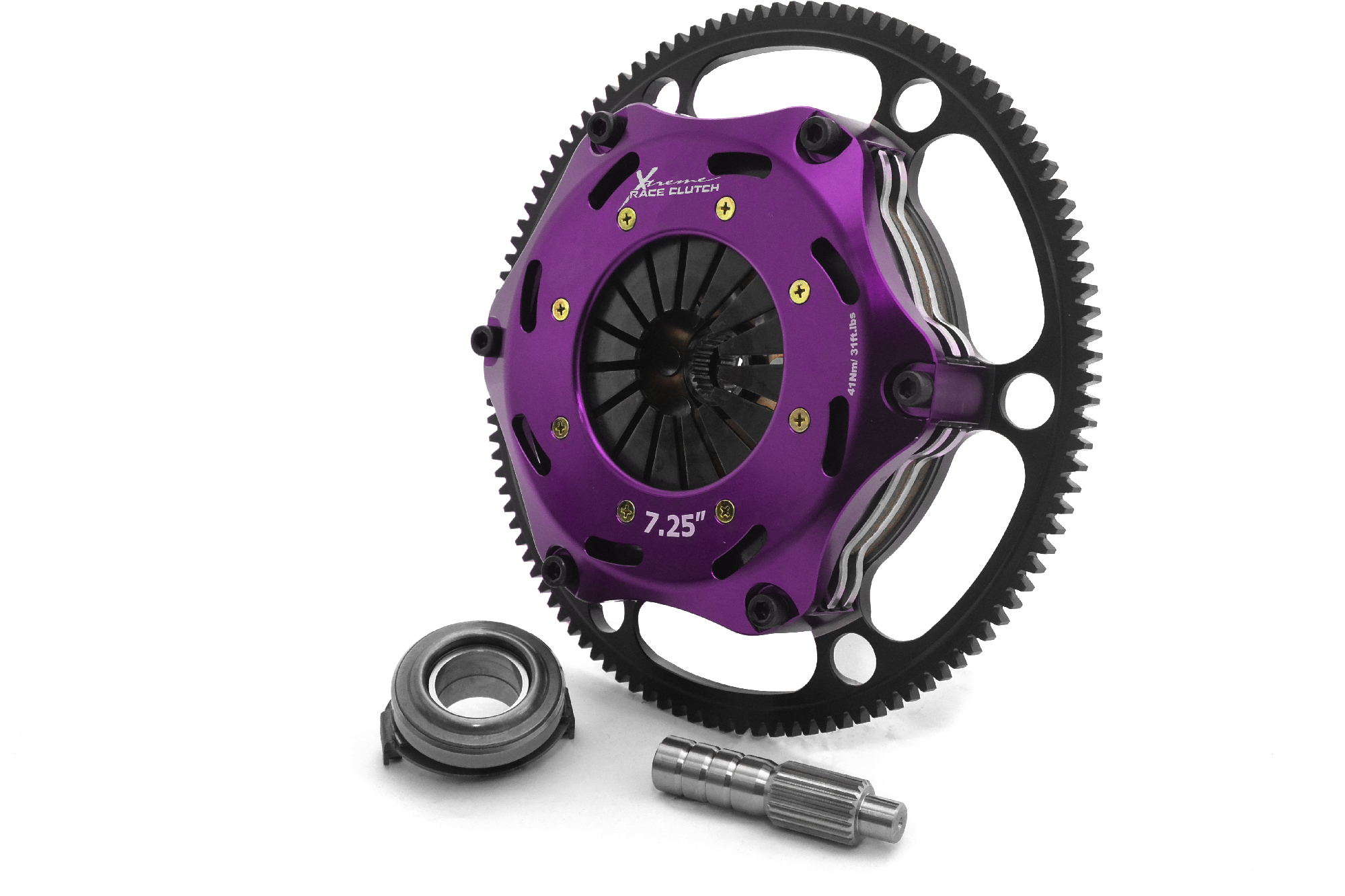Xtreme Performance - 184mm Rigid Ceramic Twin Plate Clutch Kit Incl Flywheel 1220Nm