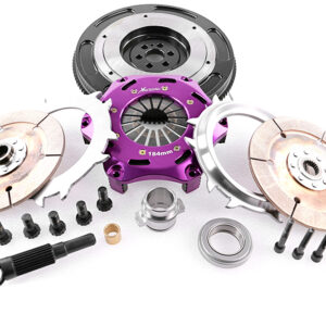 Xtreme Performance - 184mm Rigid Ceramic Twin Plate Clutch Kit Incl Flywheel 1220Nm