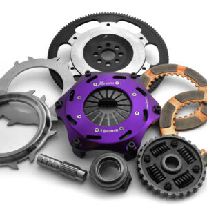 Xtreme Performance - 184mm Sprung Ceramic Twin Plate Clutch Kit Incl Flywheel 1220Nm