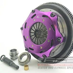 Xtreme Performance - 184mm Rigid Ceramic Twin Plate Clutch Kit Incl Flywheel 1220Nm