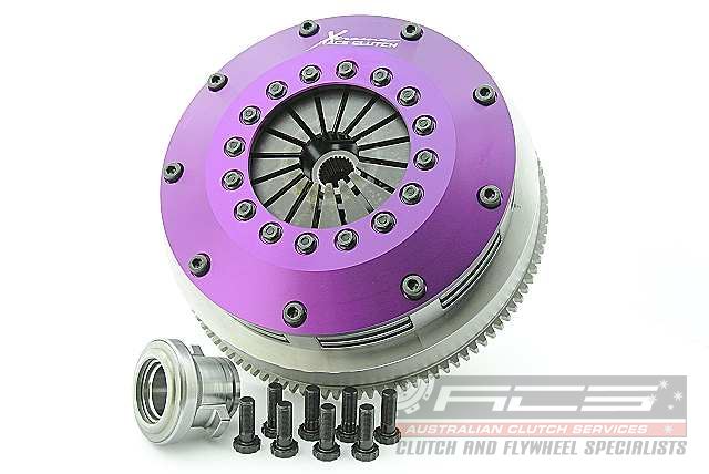 Xtreme Performance - 200mm Sprung Ceramic Twin Plate Clutch Kit Incl Flywheel 1200Nm
