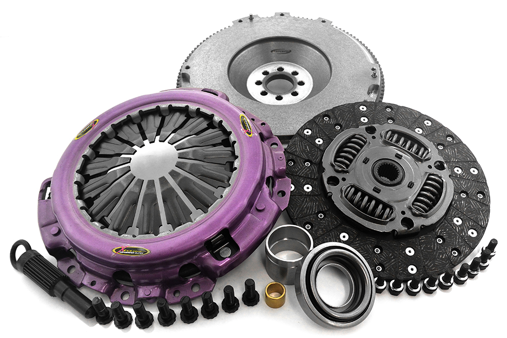Clutch Kit - Xtreme Performance Heavy Duty Organic Incl Flywheel 625Nm 1285kg (30% inc) Conversion kit Dual-mass to solid flywheel