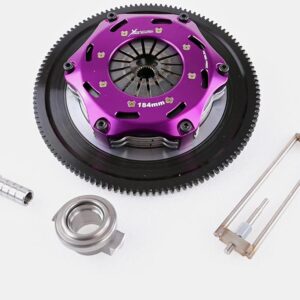 Xtreme Performance - 184mm Rigid Ceramic Twin Plate Clutch Kit Incl Flywheel 1220Nm