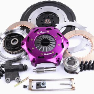 Xtreme Performance - 184mm Sprung Ceramic Twin Plate Clutch Kit Incl Flywheel 1220Nm