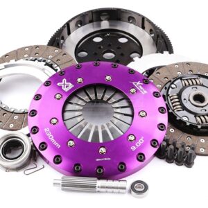 Xtreme Performance - 230mm Sprung hub Organic Twin Plate Clutch Kit Incl Flywheel 1000Nm